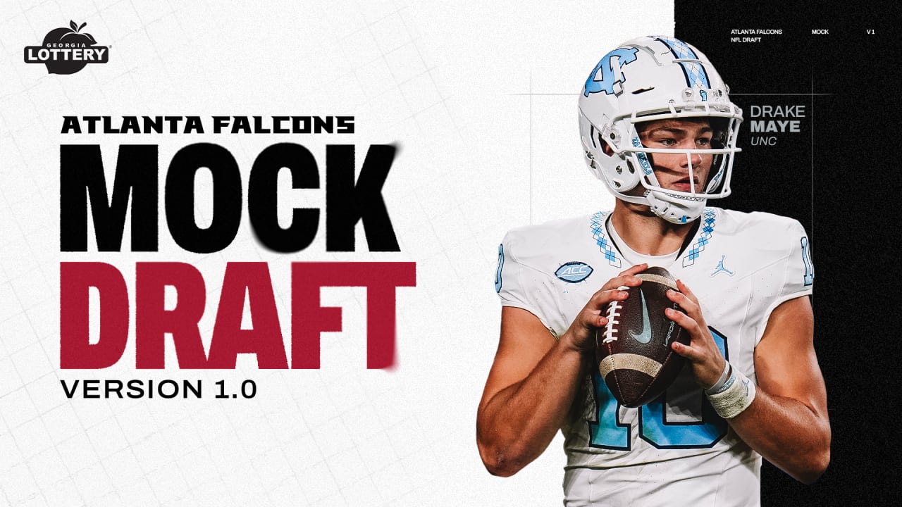 Topthree QB falls to Falcons in latest mock draft